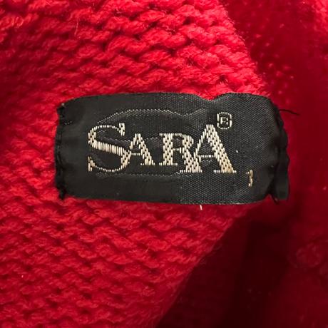 Sara zimný pletený pulovrik teplý, s