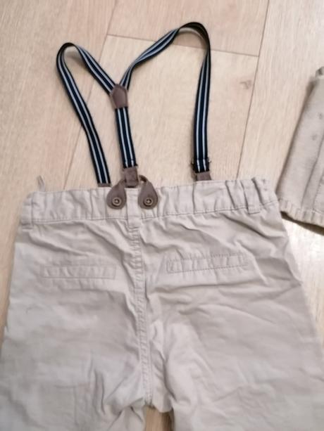 Nohavice s vestičkou, lindex,86