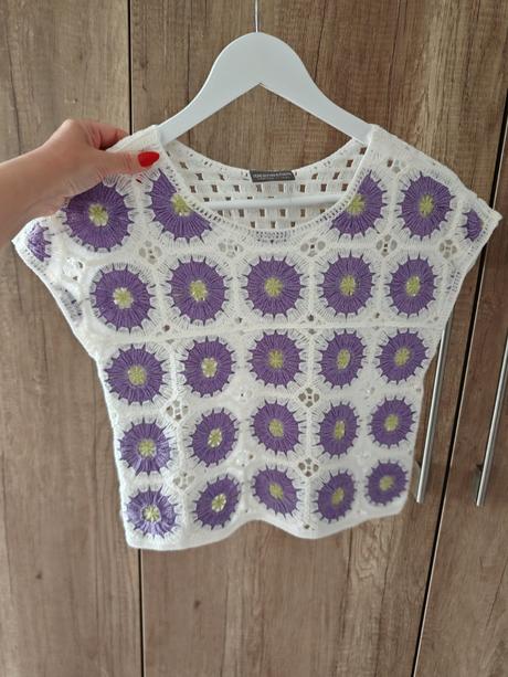 Dievčenské hačkované tričko, 146