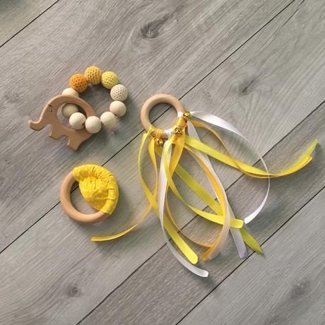 Farebný set hrkaliek a hryzatka, 