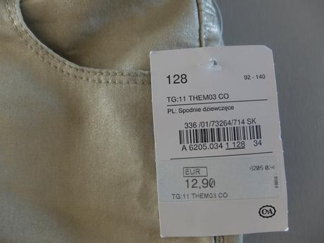 Nohavice ca 128, c&a,128