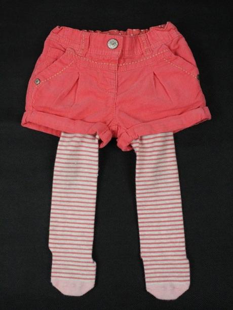 Dievčenské kraťasy s pančuškami, next 9-12 mes. a, next,80