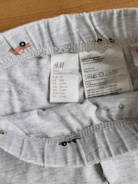 Legíny hm pre chlapca, h&m,62