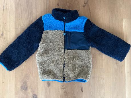 Teddy mikina, h&m,128