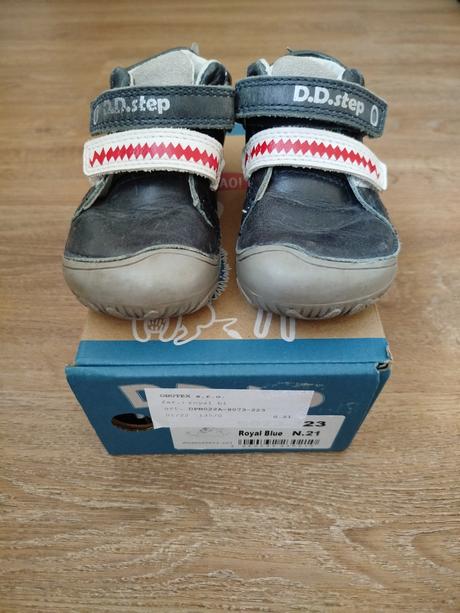 Chlapčenské celoročné prechodné topánky, d.d.step,21