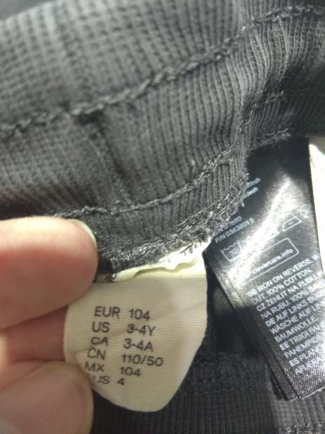 2x tepláčiky h&m, 104