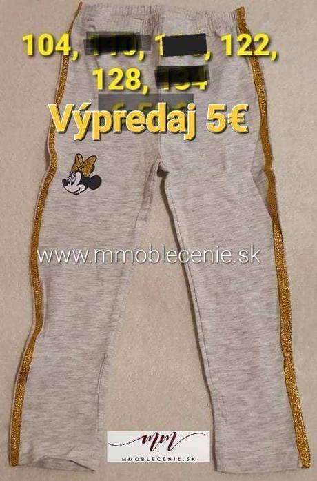 Legíny minnie, disney,104 / 122 / 128