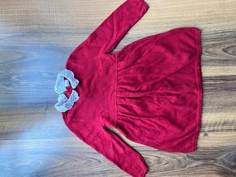 Šaty červené hm 92, h&m,92