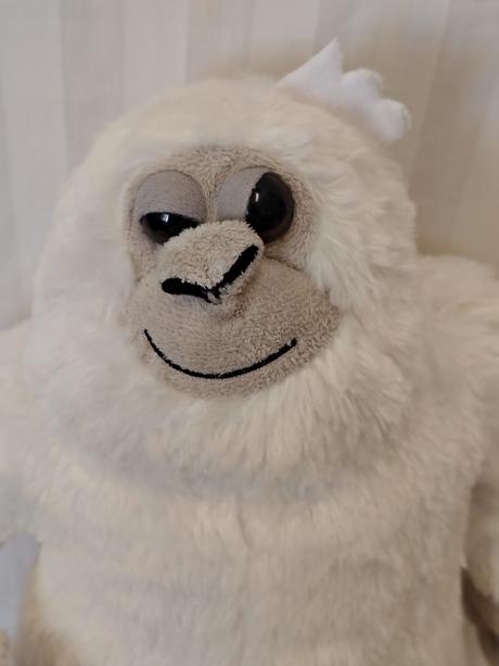 Zberateľský retro plyšový maskot yeti škoda auto, 