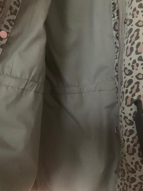 Parka so zvieracim vzorom, zara,164