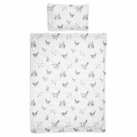 Obliečky do postieľky crib beddin feathered friend,