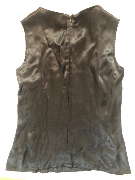 Čierny lesklý top, m