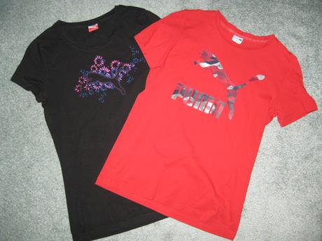 2x tričko puma, veľkost 152 a s, puma,152