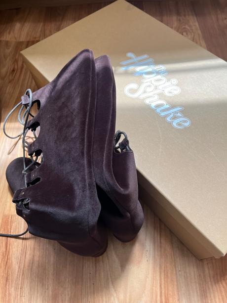 Retro čižmy so zaväzovaním, 41