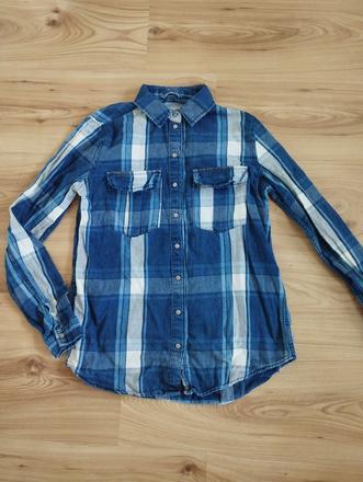 Károvaná košeľa, denim co,36