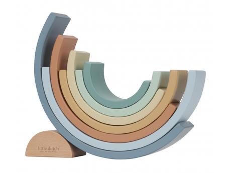 Little dutch skladačka drevená dúha forest friends,