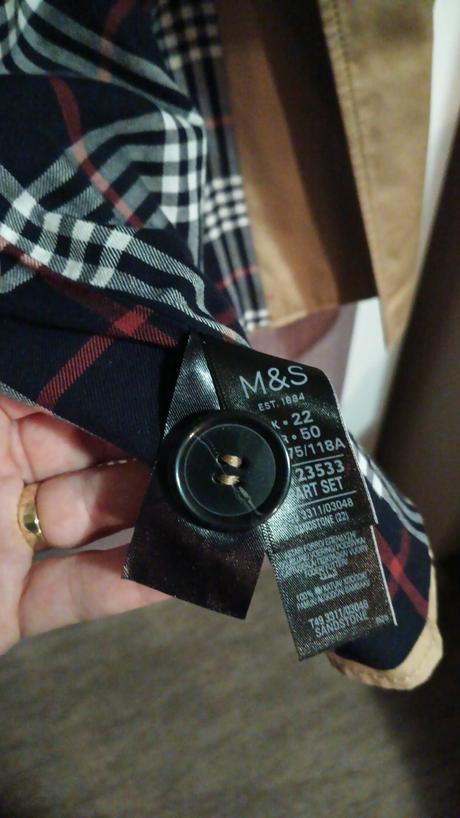 Trenčkot  béžový mark & spencer, marks & spencer,50