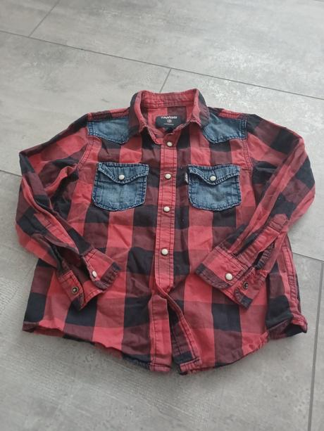 Chlapčenská károvaná košeľa, 110