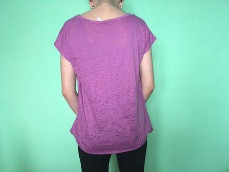 Tricko oversize, fishbone,m