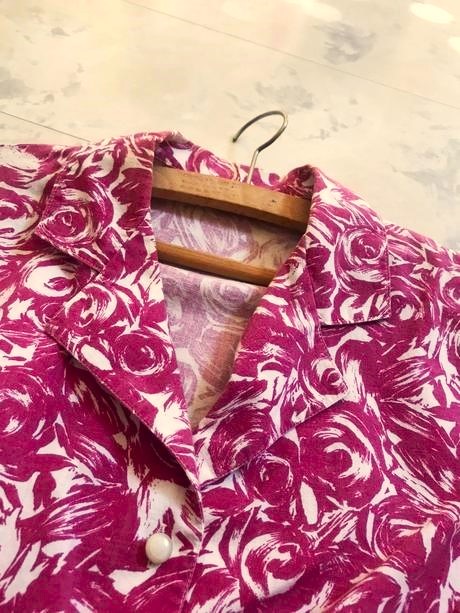 Kvetovaná košeľová blúzka, m