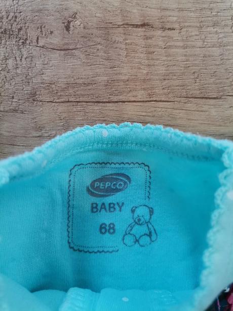 Dievčenské tyrkysové body 68, pepco,68