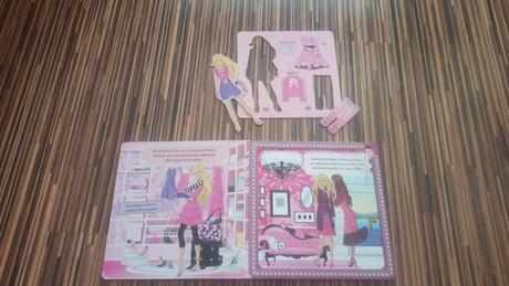 Barbie kniha sablon,