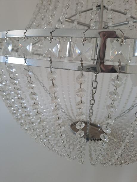 Veľký luxusný , krištáľový luster, závesn, 
