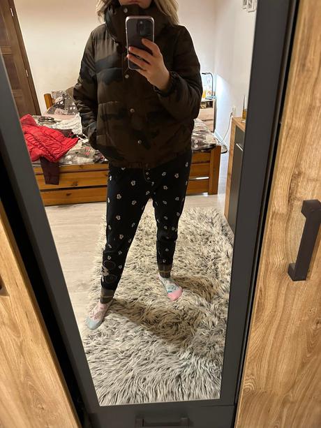 Zara camouflage stylova zimna bombera-bunda, zara,s