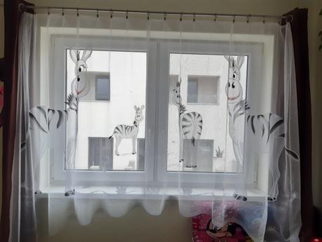 Záclona do detskej izbičky, 