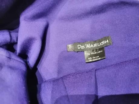 Luxus fialové sexi šaty demarush, vm-l, jemné, l