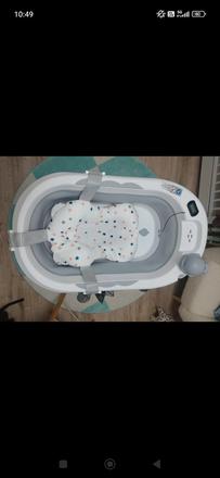 Set skladacia vaňa + stojan primabobo ola s teplom, 