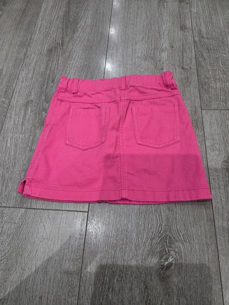 Riflová sukňa ružová, f&f,128