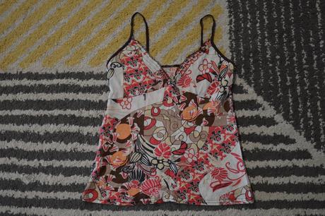 Vzorované tielko, s