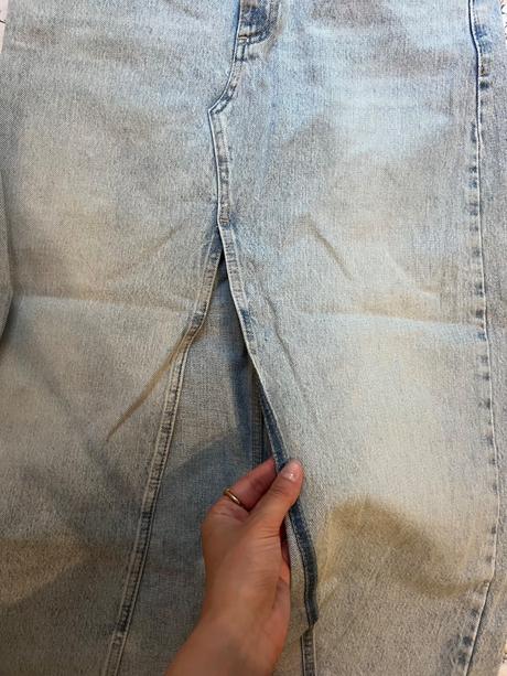 Midi riflova sukna, pull&bear,m