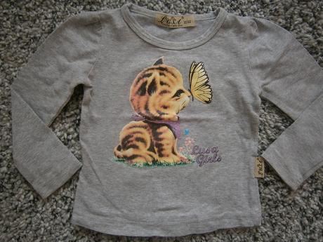 Tričko s mačičkou v. 80/86, lusa,80