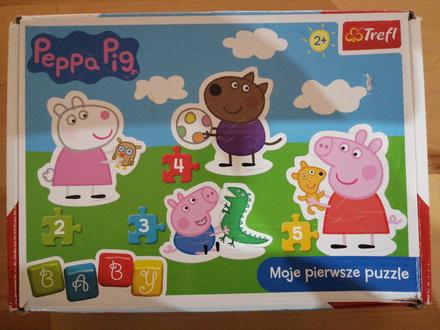 Peppa pig prvé puzzle, 