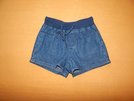 Riflové krátke nohavice, 122