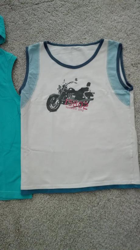 2 bezrukáv.tričká vel.-8-9 rokä128-134), george,128