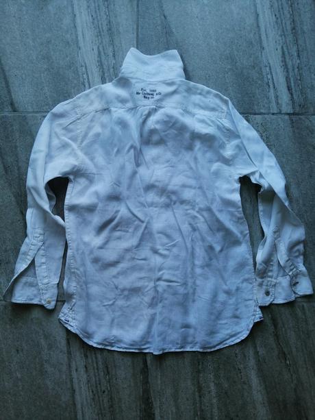 Biela ľanová košeľa v152-158, lindex,152