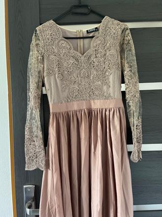 Medené spoločenské šaty, xxl