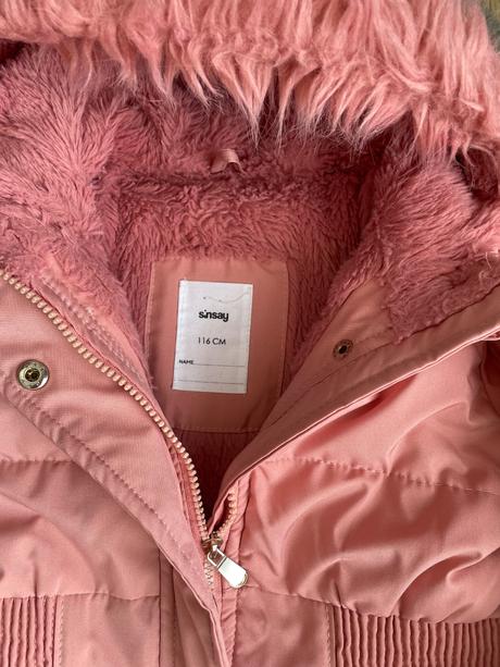 Dievčenská zimná bundička, sinsay,116
