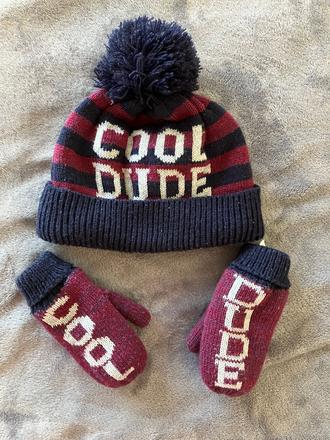 Set ciapka a rukavice, tesco,98