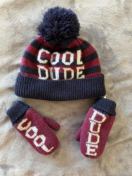 Set ciapka a rukavice, tesco,98