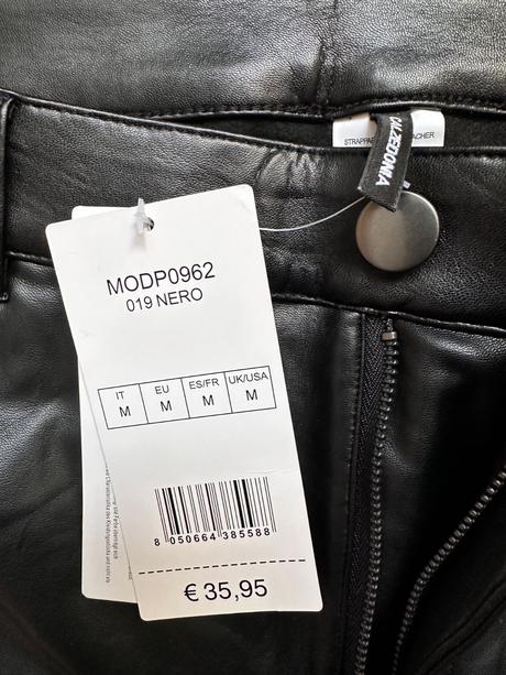 Koženkové nohavice, calzedonia,m