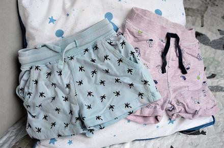 2x kraťase-86/92, 86