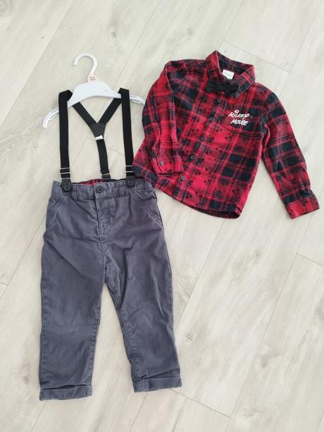 Set nohavice+košeľa, f&f,86