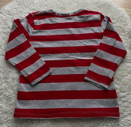 Cerveno sede pasikave tricko sobik, pepco,104