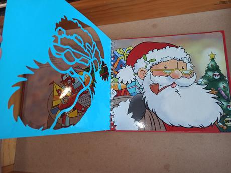 Christmas stencil book, 