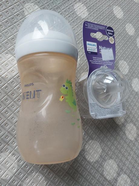 3x fľaša + nový cumeľ avent, avent