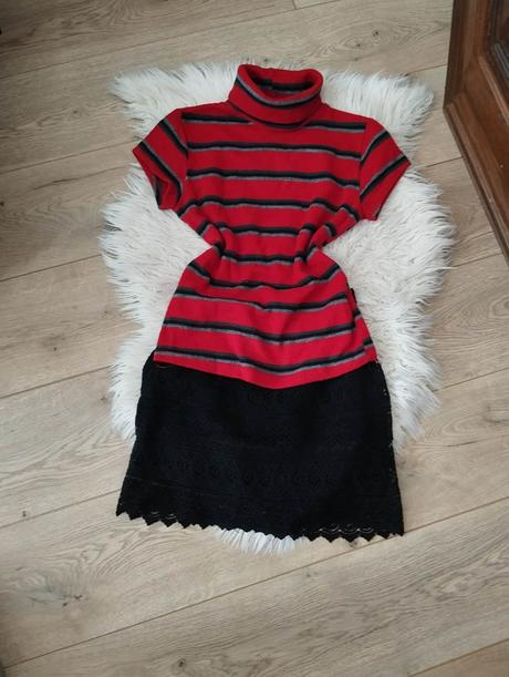 Dámsky pruhovaný rolák, s